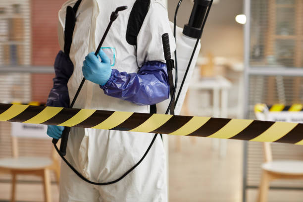 Professional Biohazard Cleanup technician working in Cleveland, WI